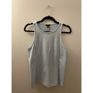 NWT ANN TAYLOR Light Blue Sleeveless Blouse (Sz M)